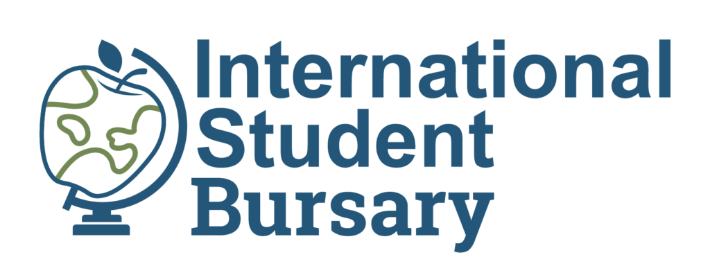 Logo saying International Student Bursary